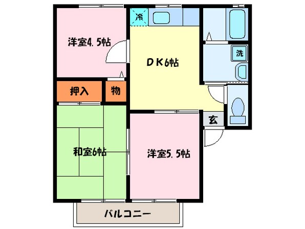 レトアいぶきの物件間取画像